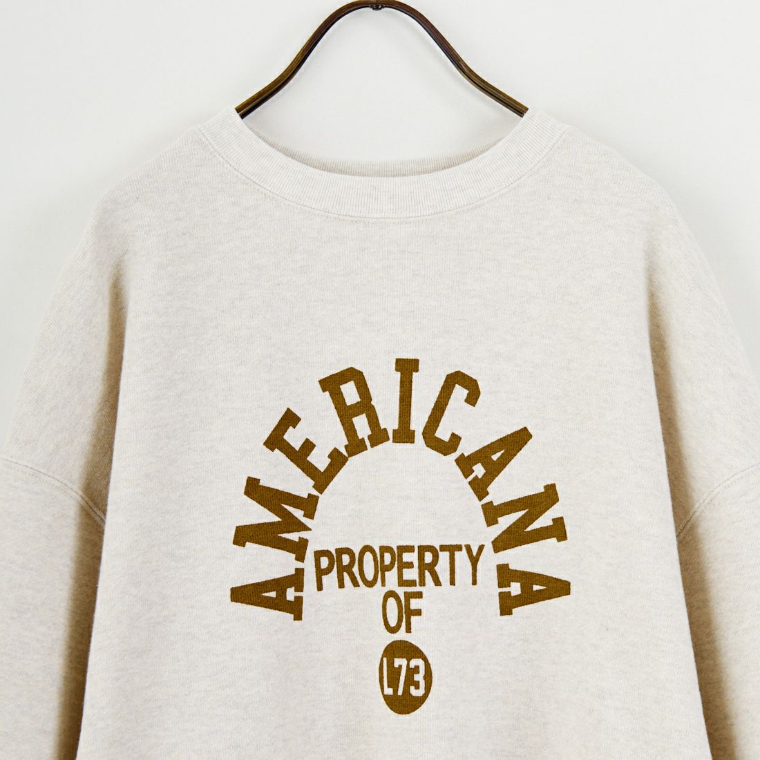Americana × JEANS FACTORY [アメリカーナ × ジーンズファクトリー] 別注 カレッジプリント カットオフスウェット [ASO-850-1-JF] ｵｰﾄﾐｰﾙ