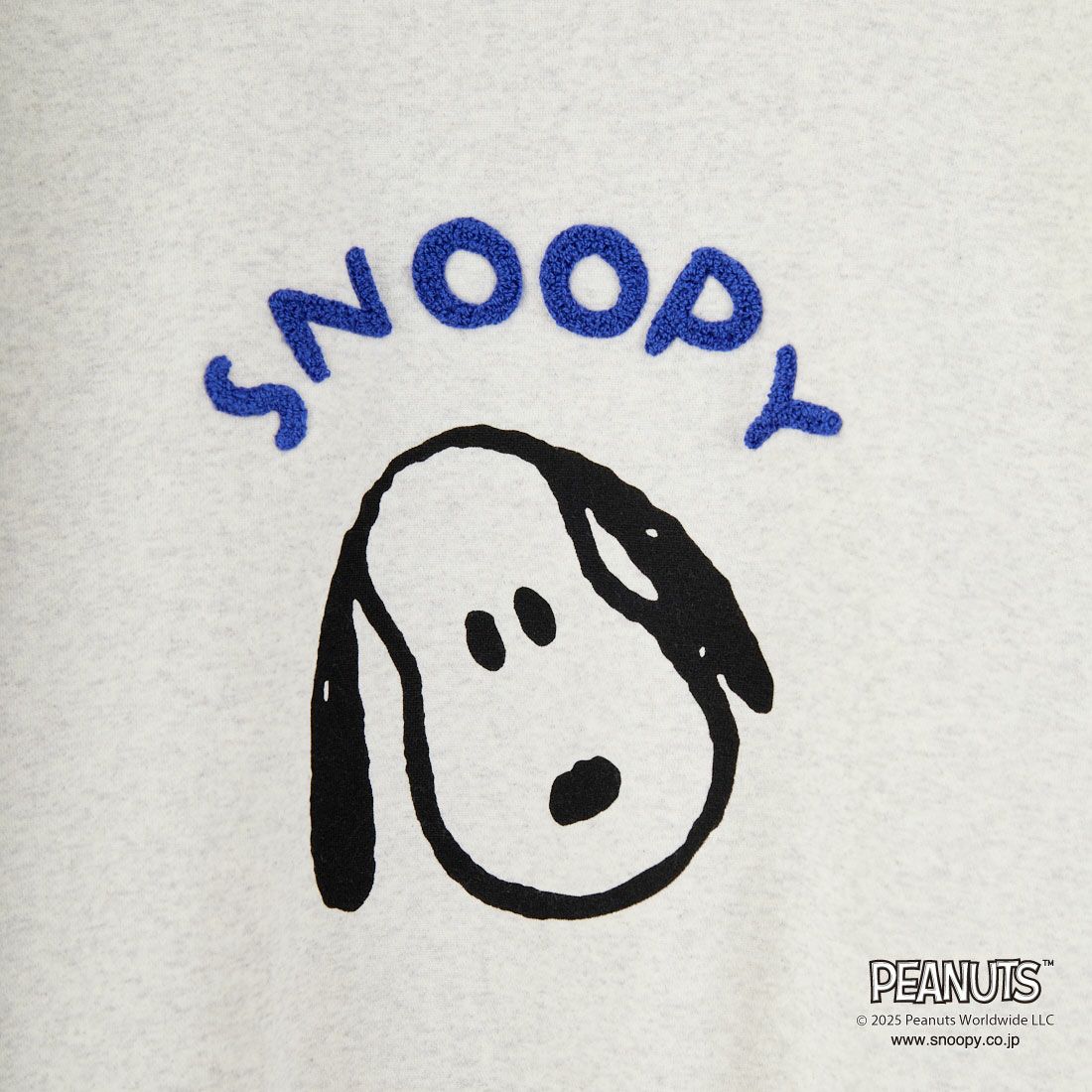 PEANUTS × JEANS FACTORY [ピーナッツ × ジーンズファクトリー] PEANUTS スヌーピースウェット [JFC-254-099] ASH GRY