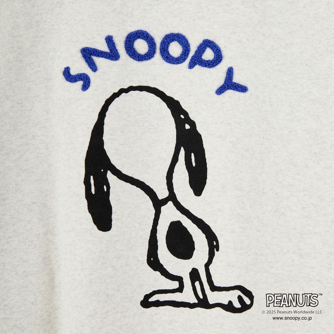 PEANUTS × JEANS FACTORY [ピーナッツ × ジーンズファクトリー] PEANUTS スヌーピースウェット [JFC-254-099] ASH GRY