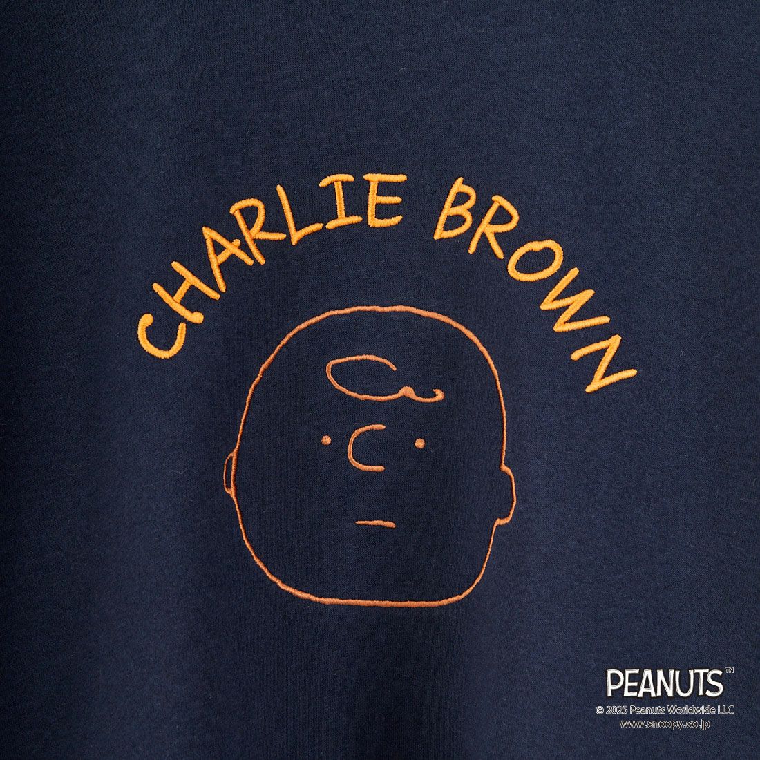 PEANUTS × JEANS FACTORY [ピーナッツ × ジーンズファクトリー] PEANUTS チャーリー・ブラウンスウェット [JFC-254-098] NAVY