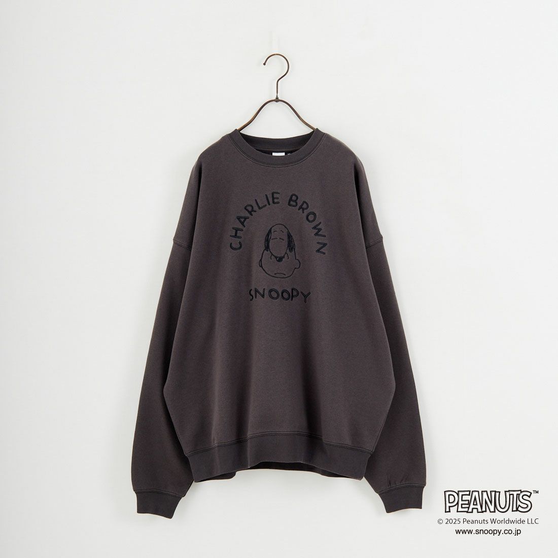PEANUTS × JEANS FACTORY [ピーナッツ × ジーンズファクトリー] PEANUTS チャーリー・ブラウン&スヌーピースウェット [JFC-254-100] SUMIKURO