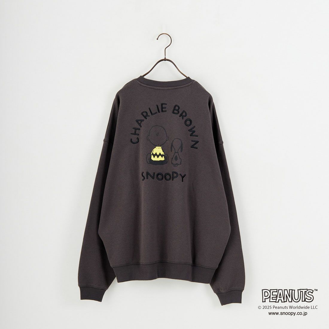 PEANUTS × JEANS FACTORY [ピーナッツ × ジーンズファクトリー] PEANUTS チャーリー・ブラウン&スヌーピースウェット [JFC-254-100] SUMIKURO