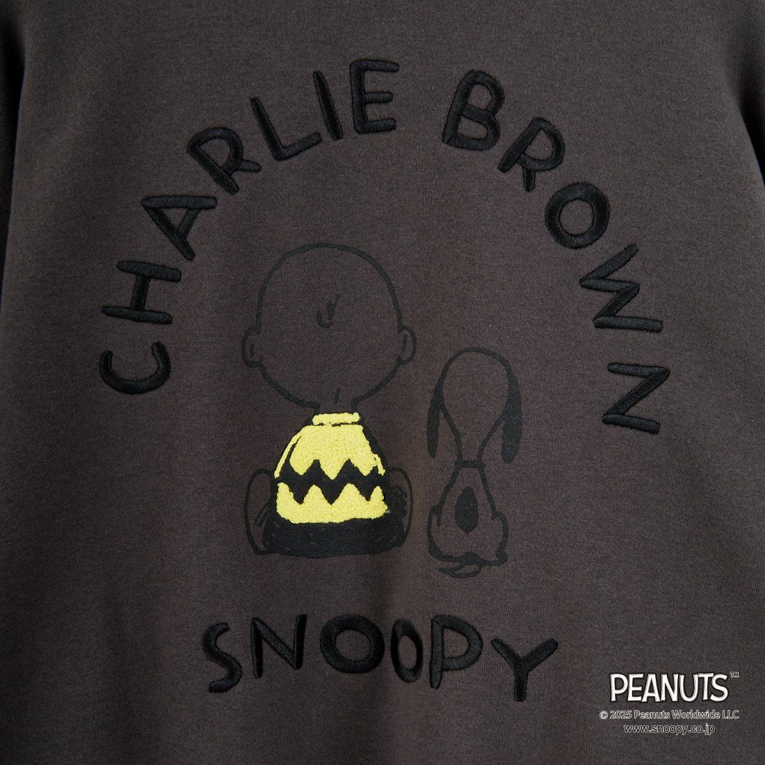 PEANUTS × JEANS FACTORY [ピーナッツ × ジーンズファクトリー] PEANUTS チャーリー・ブラウン&スヌーピースウェット [JFC-254-100] SUMIKURO