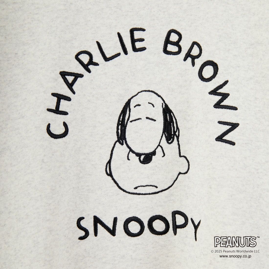PEANUTS × JEANS FACTORY [ピーナッツ × ジーンズファクトリー] PEANUTS チャーリー・ブラウン&スヌーピースウェット [JFC-254-100] ASH GRY