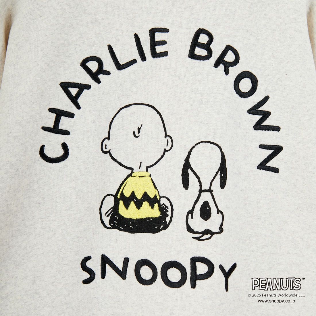 PEANUTS × JEANS FACTORY [ピーナッツ × ジーンズファクトリー] PEANUTS チャーリー・ブラウン&スヌーピースウェット [JFC-254-100] ASH GRY