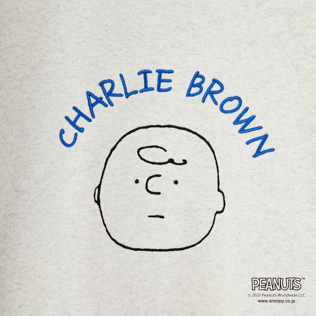 PEANUTS × JEANS FACTORY [ピーナッツ × ジーンズファクトリー] PEANUTS チャーリー・ブラウンスウェット [JFC-254-098] ASH GRY