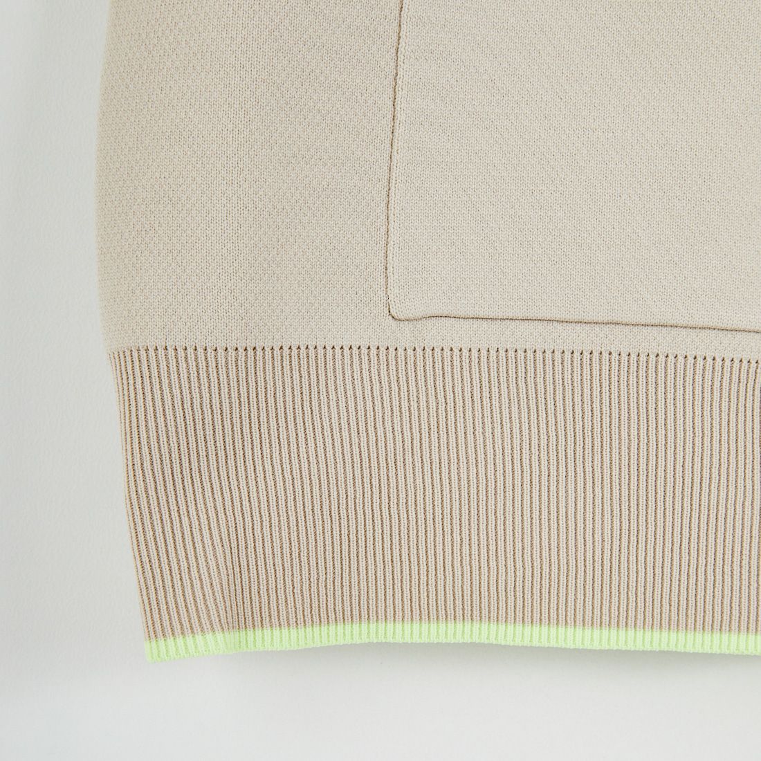 Maison de L'allure [メゾン ドゥ ラリュール] バイカラースポンディッシュニットカーディガン [M25141010] 22 GRG/MNT