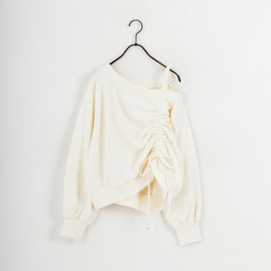 nenom [ネノム] ワンショルダードロストスウェット [NE25142013] 21 IVORY