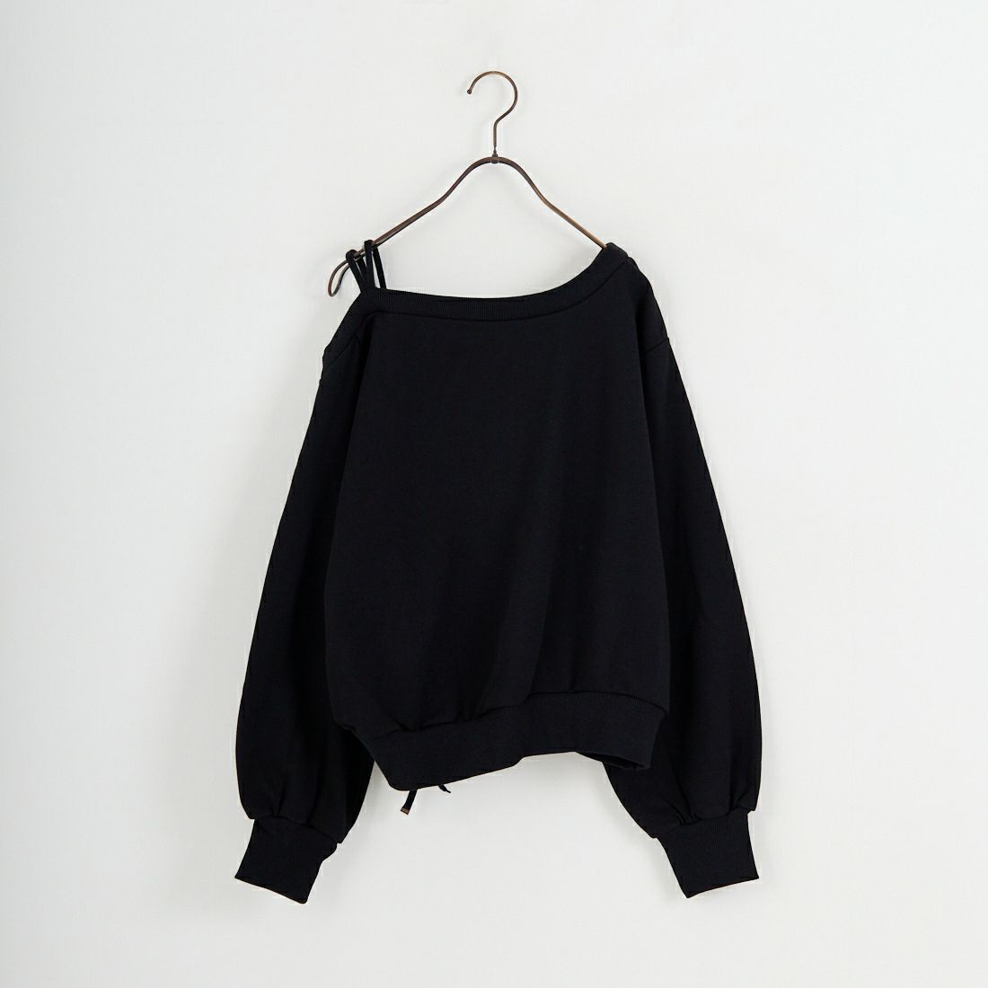 nenom [ネノム] ワンショルダードロストスウェット [NE25142013] 09 BLACK