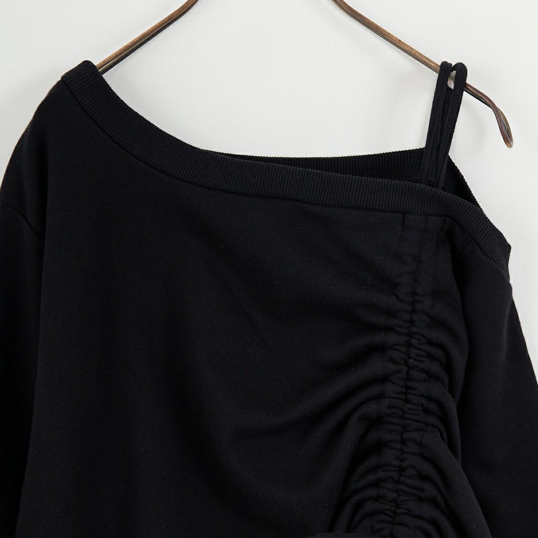 nenom [ネノム] ワンショルダードロストスウェット [NE25142013] 09 BLACK