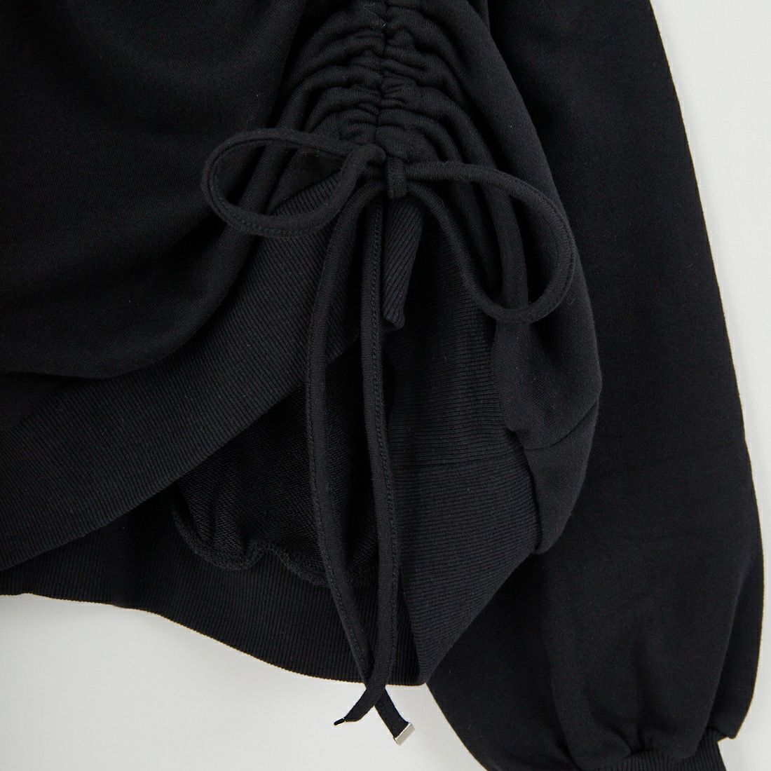 nenom [ネノム] ワンショルダードロストスウェット [NE25142013] 09 BLACK