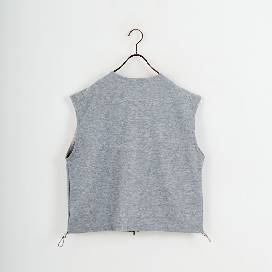 Maison de L'allure [メゾン ドゥ ラリュール] ダブルジップダンボールベスト [M25142004] 07 GRAY