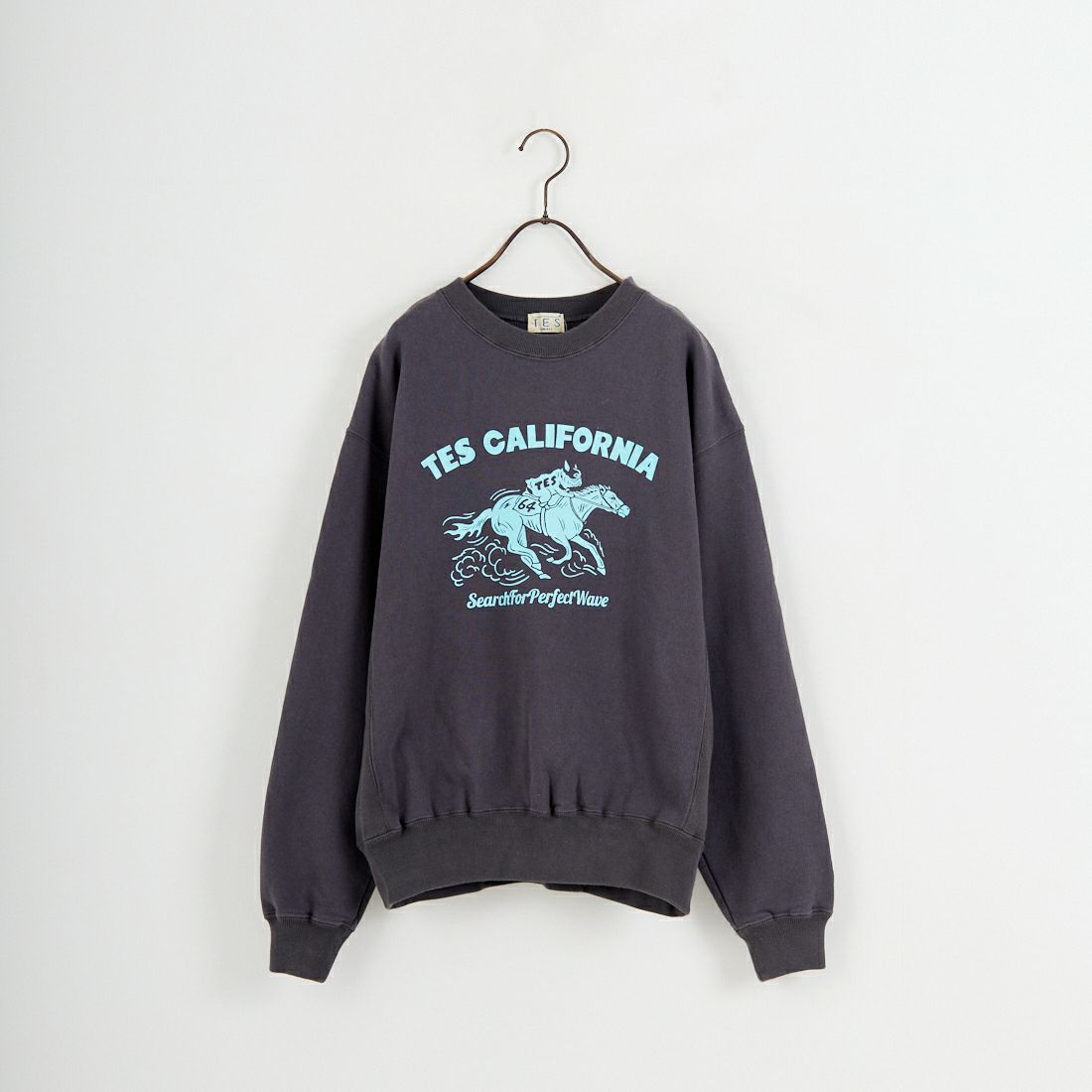 The Endless Summer [エンドレスサマー] 2026 ホースライドフロッキークルーネックスウェット [FH-26374302] 02 CHARCOA