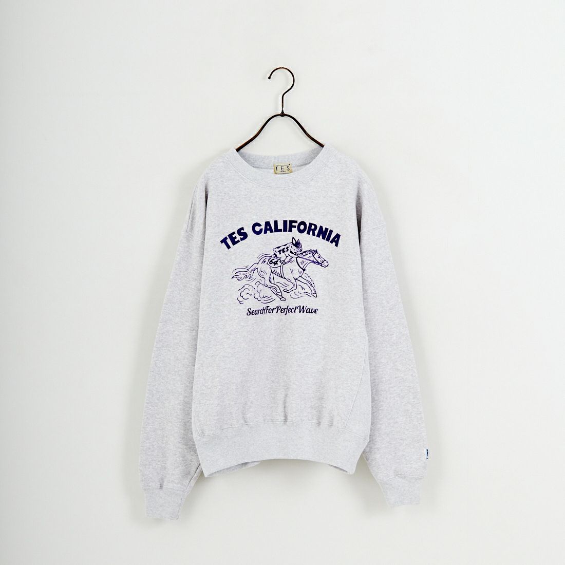 The Endless Summer [エンドレスサマー] 2026 ホースライドフロッキークルーネックスウェット [FH-26374302] 03 MIX GRY