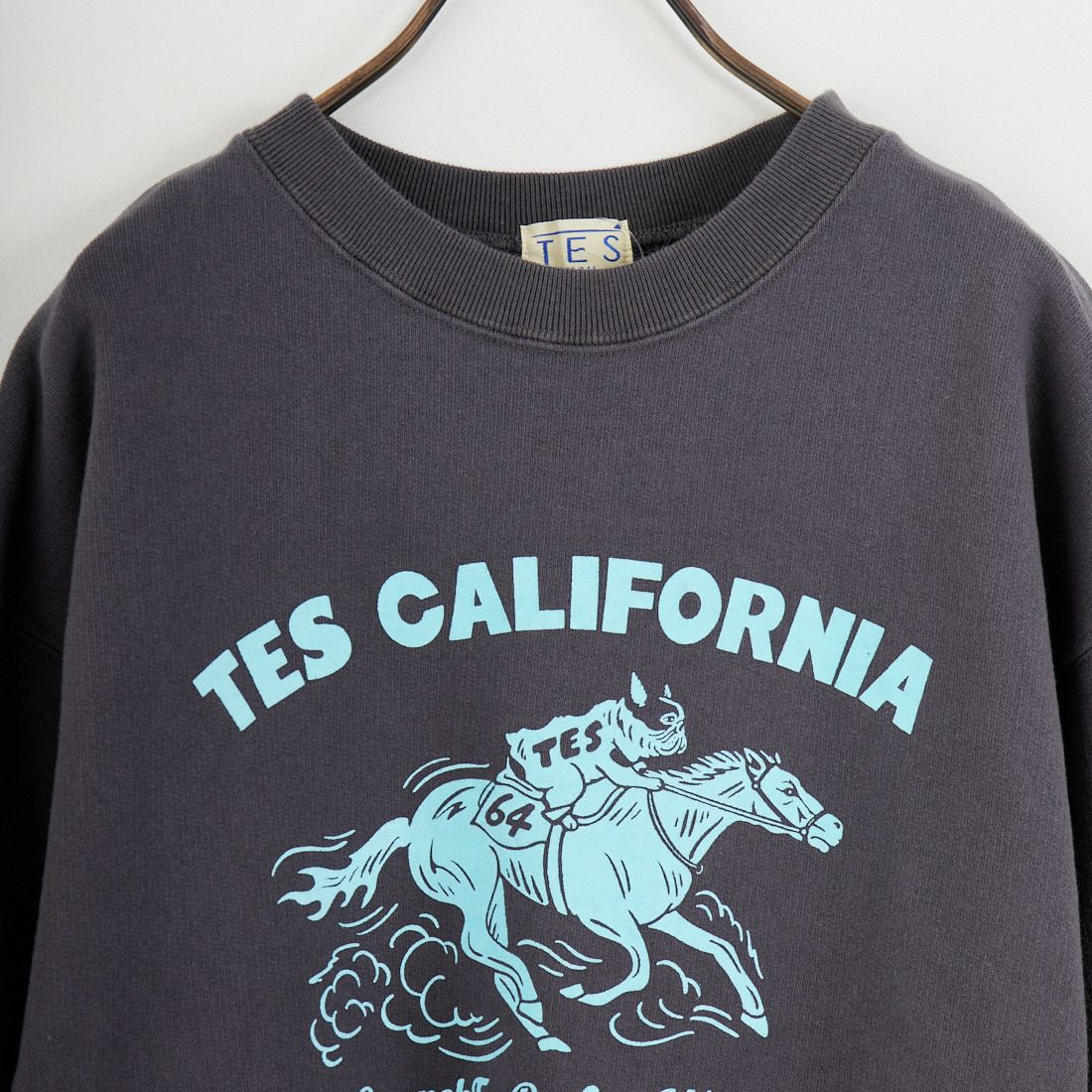 The Endless Summer [エンドレスサマー] 2026 ホースライドフロッキークルーネックスウェット [FH-26374302] 02 CHARCOA