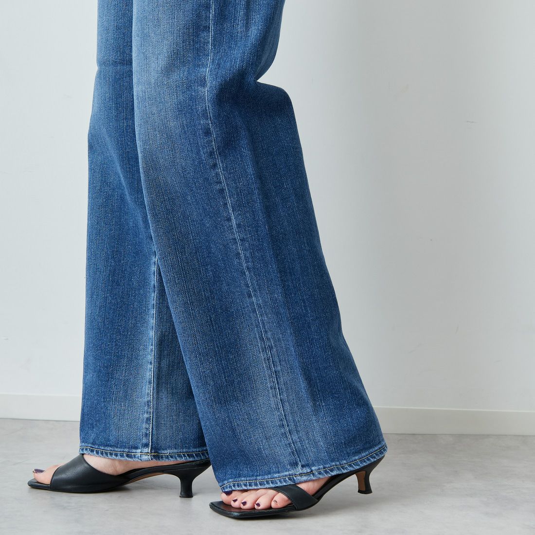 RED CARD TOKYO [レッドカード トーキョー] 35th Anniversary ワイドデニムパンツ [26W10101SMD] A-STN DARK