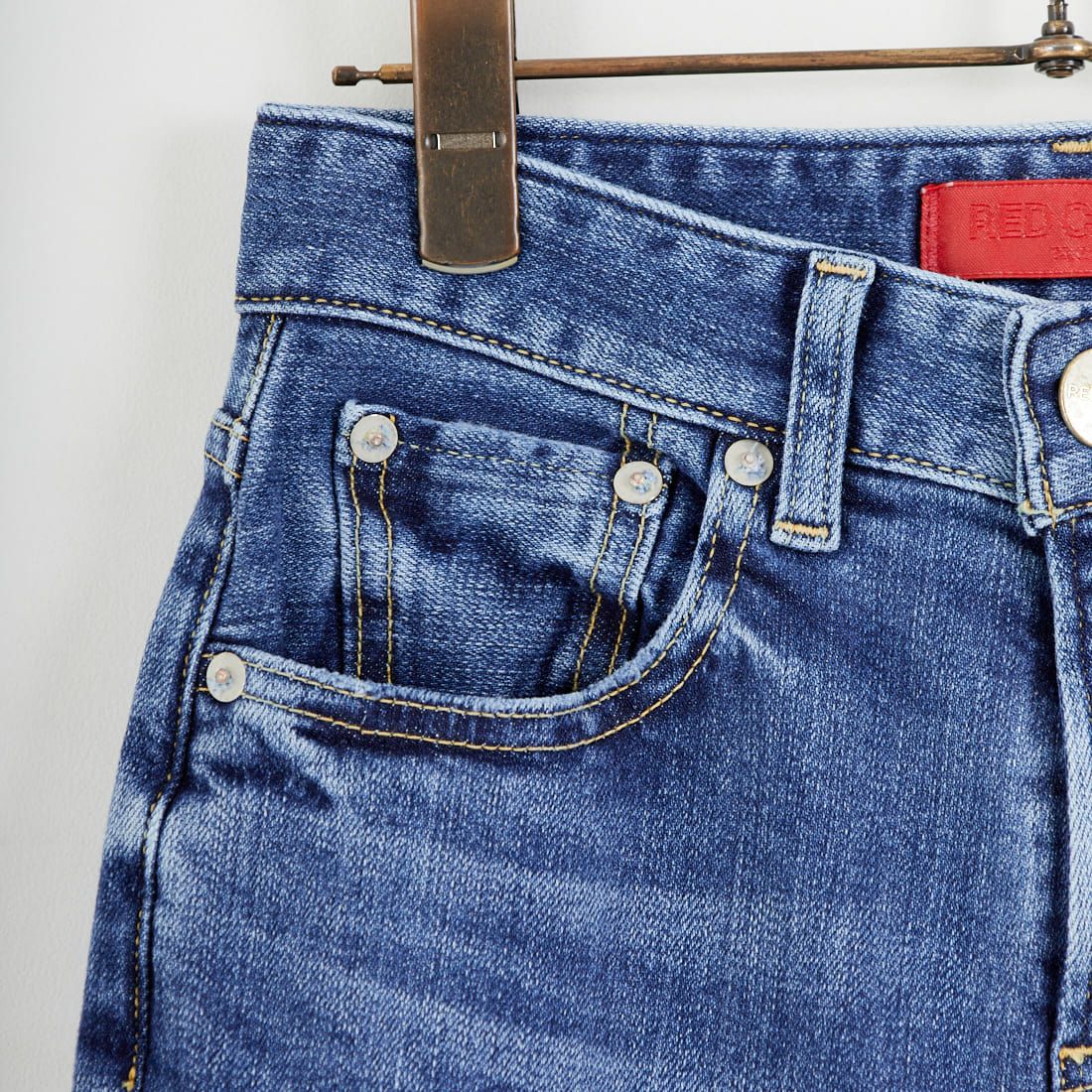 RED CARD TOKYO [レッドカード トーキョー] 35th Anniversary ワイドデニムパンツ [26W10101SMD] A-STN DARK