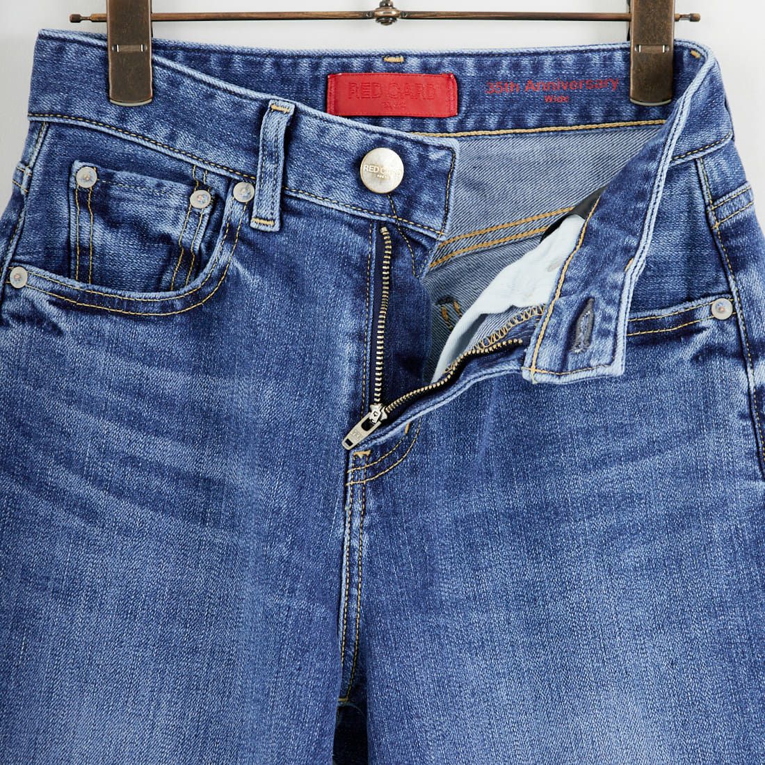 RED CARD TOKYO [レッドカード トーキョー] 35th Anniversary ワイドデニムパンツ [26W10101SMD] A-STN DARK