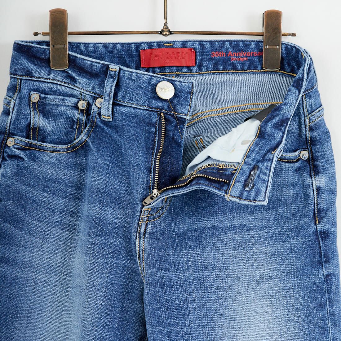 RED CARD TOKYO [レッドカード トーキョー] 35th Anniversary ストレートデニムパンツ [26W13201AVM] A-VINT MID