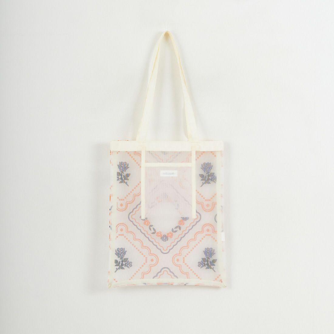 Casselini [キャセリーニ] チュール刺繍トートバッグ [254-111505] ｱｲﾎﾞﾘｰ