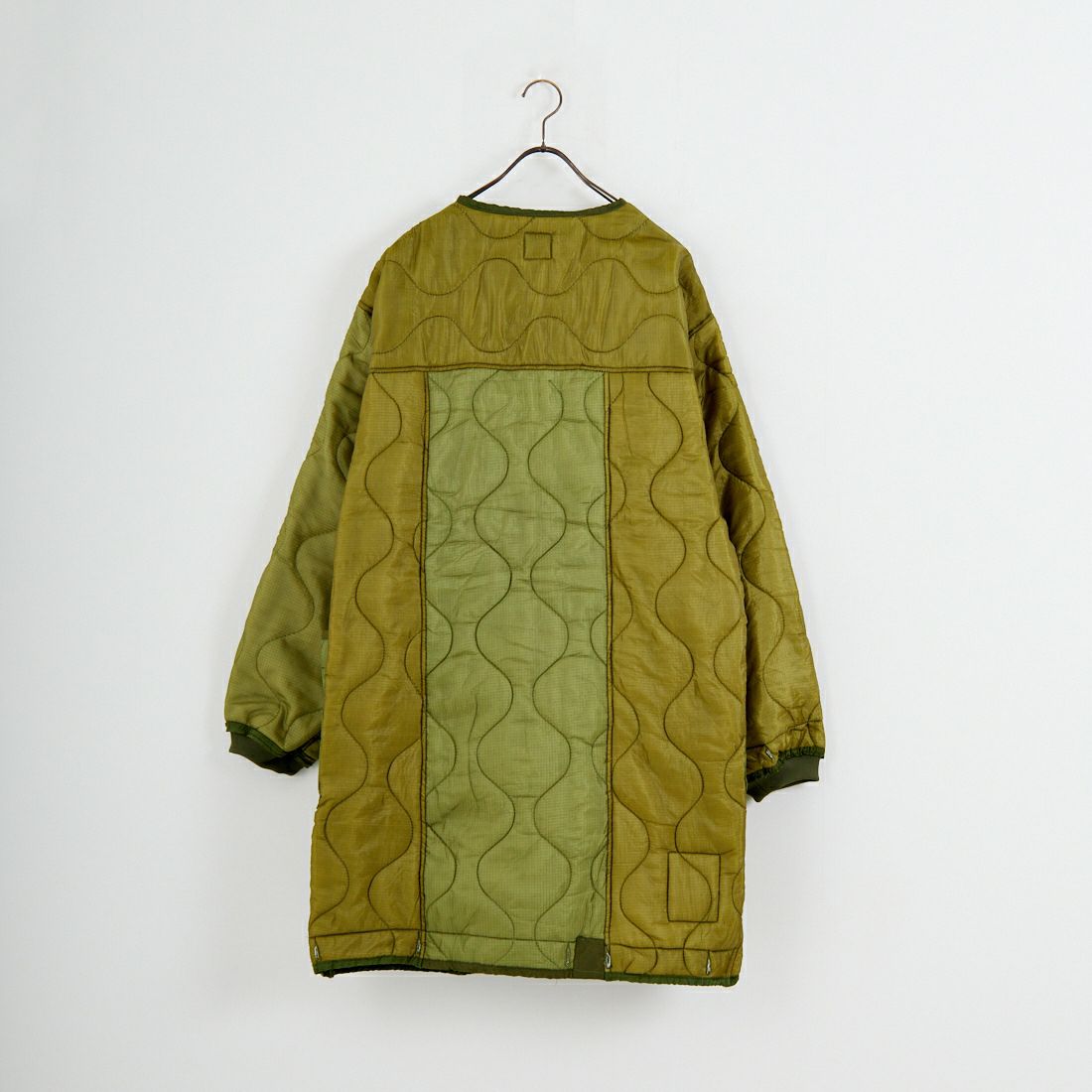 ODDMENT [オッドメント] キルティングロングコート [QUILTING-COAT] OLIVE