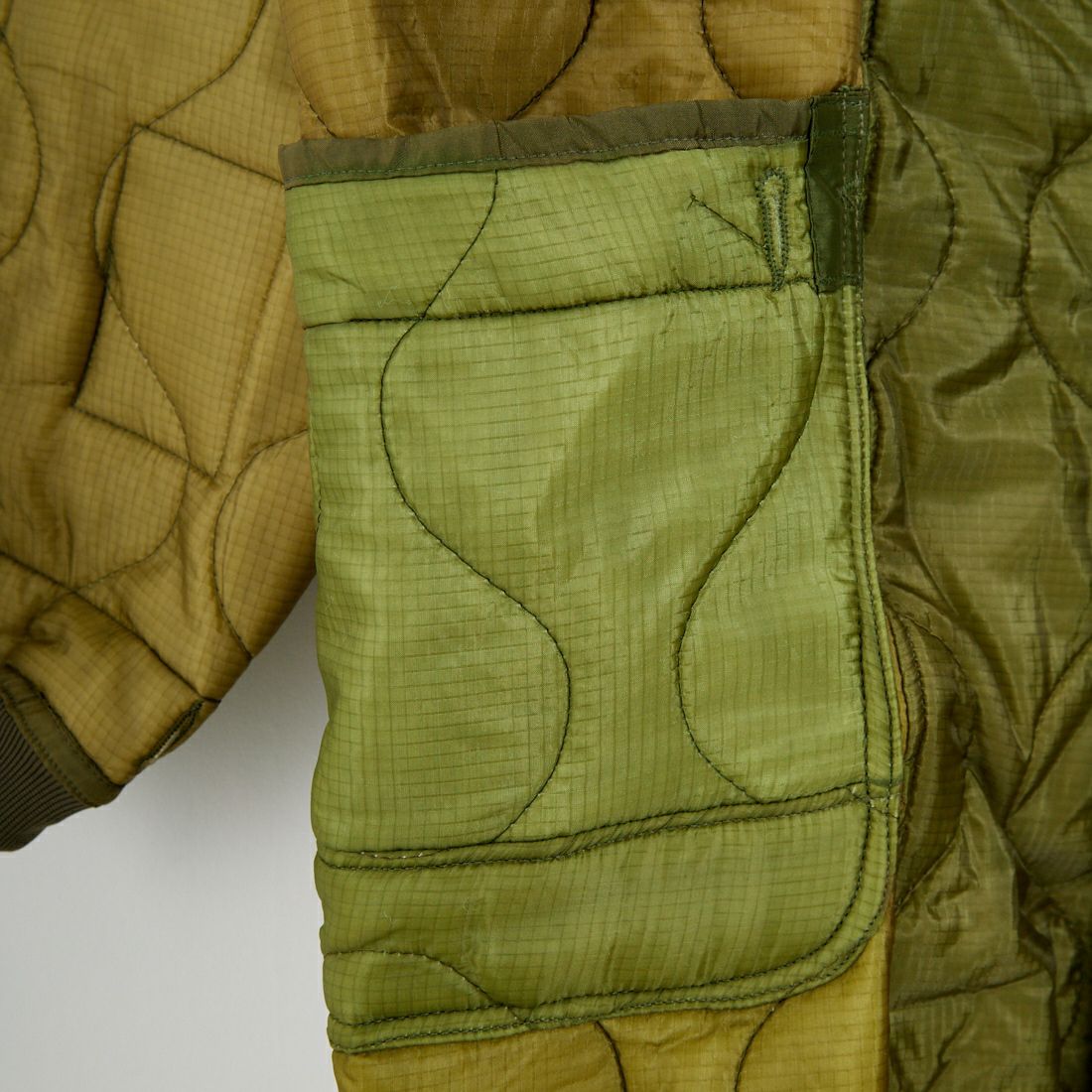 ODDMENT [オッドメント] キルティングロングコート [QUILTING-COAT] OLIVE