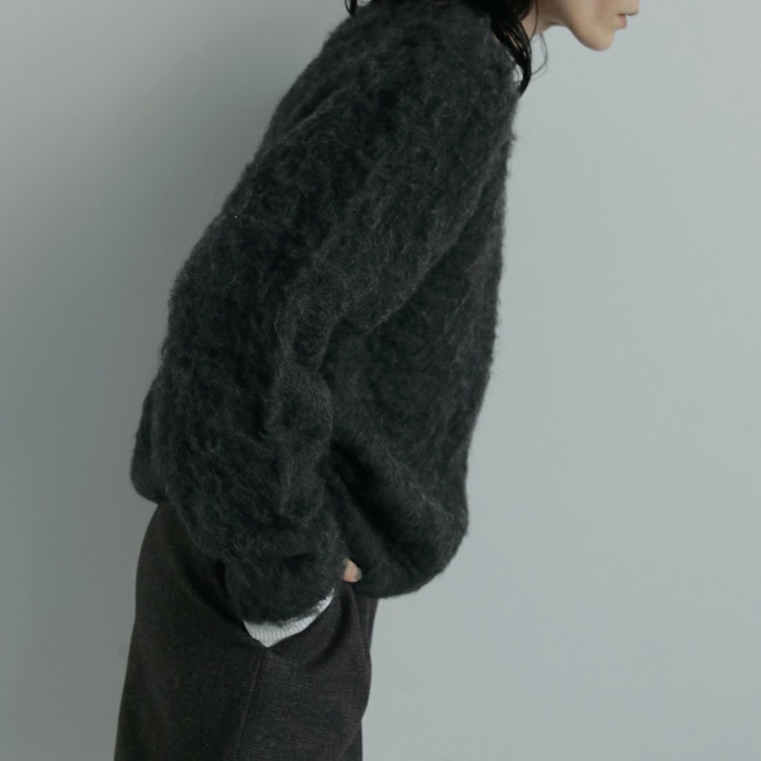 anuke [アンヌーク] ブラッシュドニットプルオーバー [62520523] C/GRY