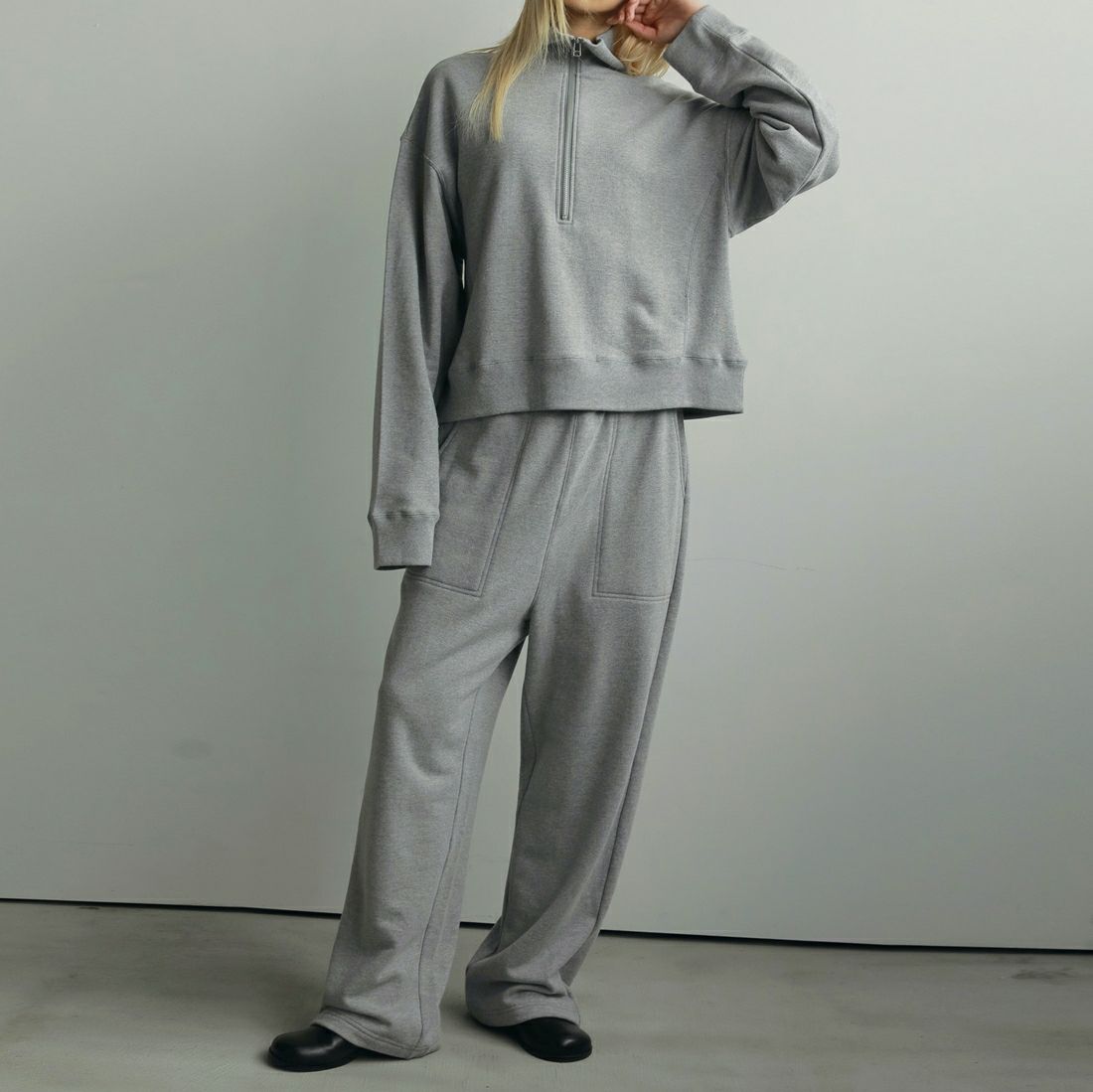 anuke [アンヌーク] ワイドスウェットパンツ [62520719] GRY