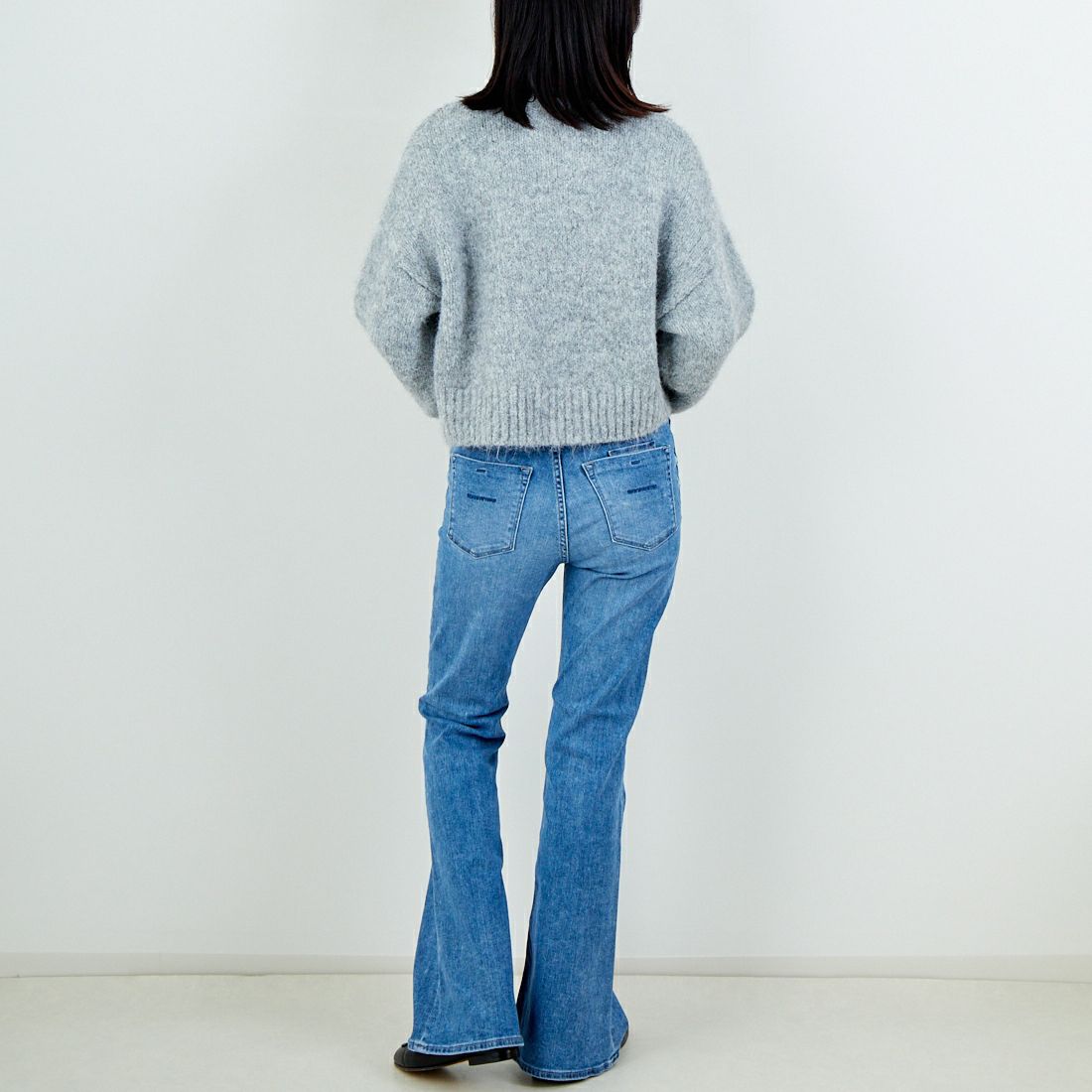 YANUK [ヤヌーク] ブーツカット [57153341] FLB &&モデル身長：162cm 着用サイズ：25&&