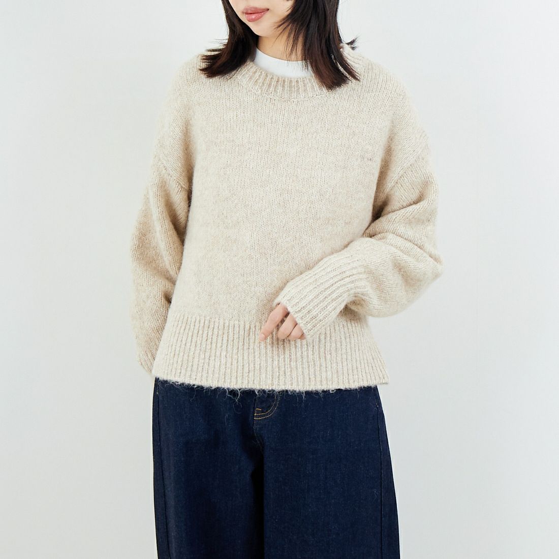 Jeans Factory Clothes [ジーンズファクトリークローズ] 5G ミックスファンシー天竺プルオーバー [11256552]