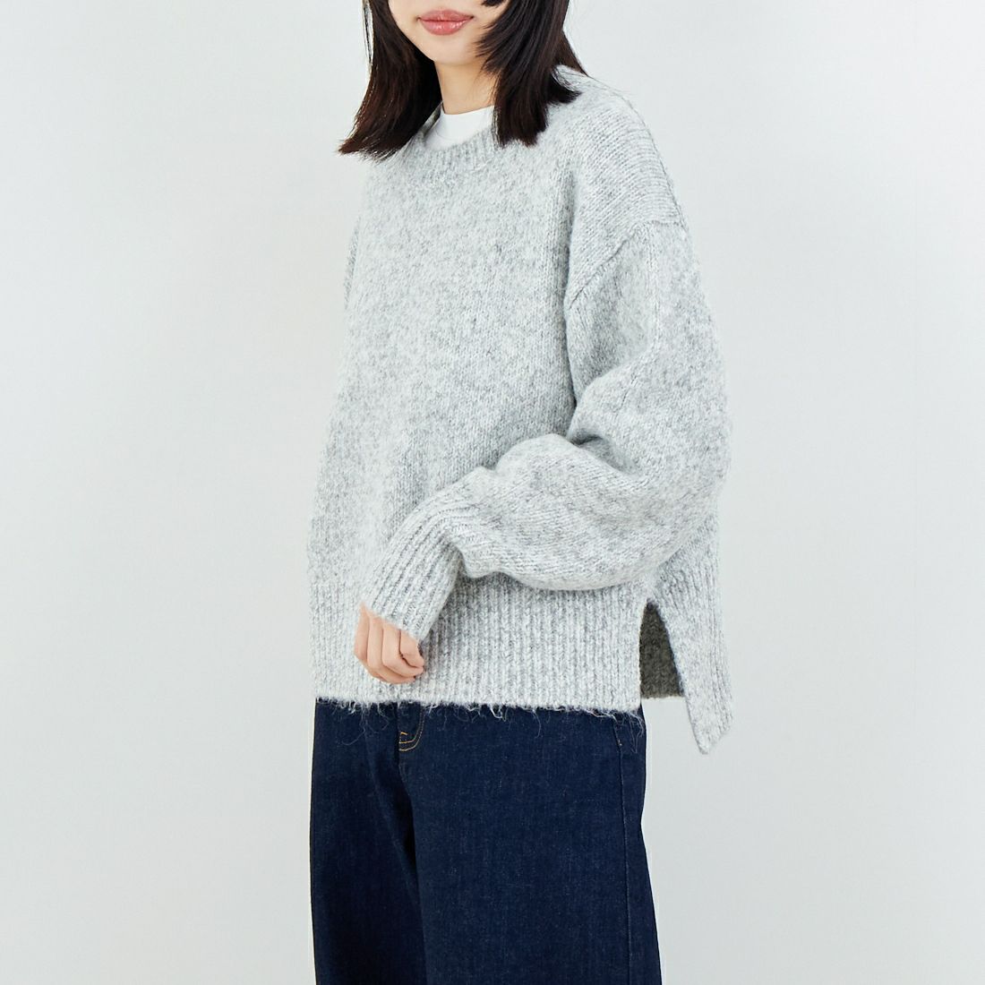 001 ﾗｲﾄｸﾞﾚ&&モデル身長：162cm 着用サイズ：F&&