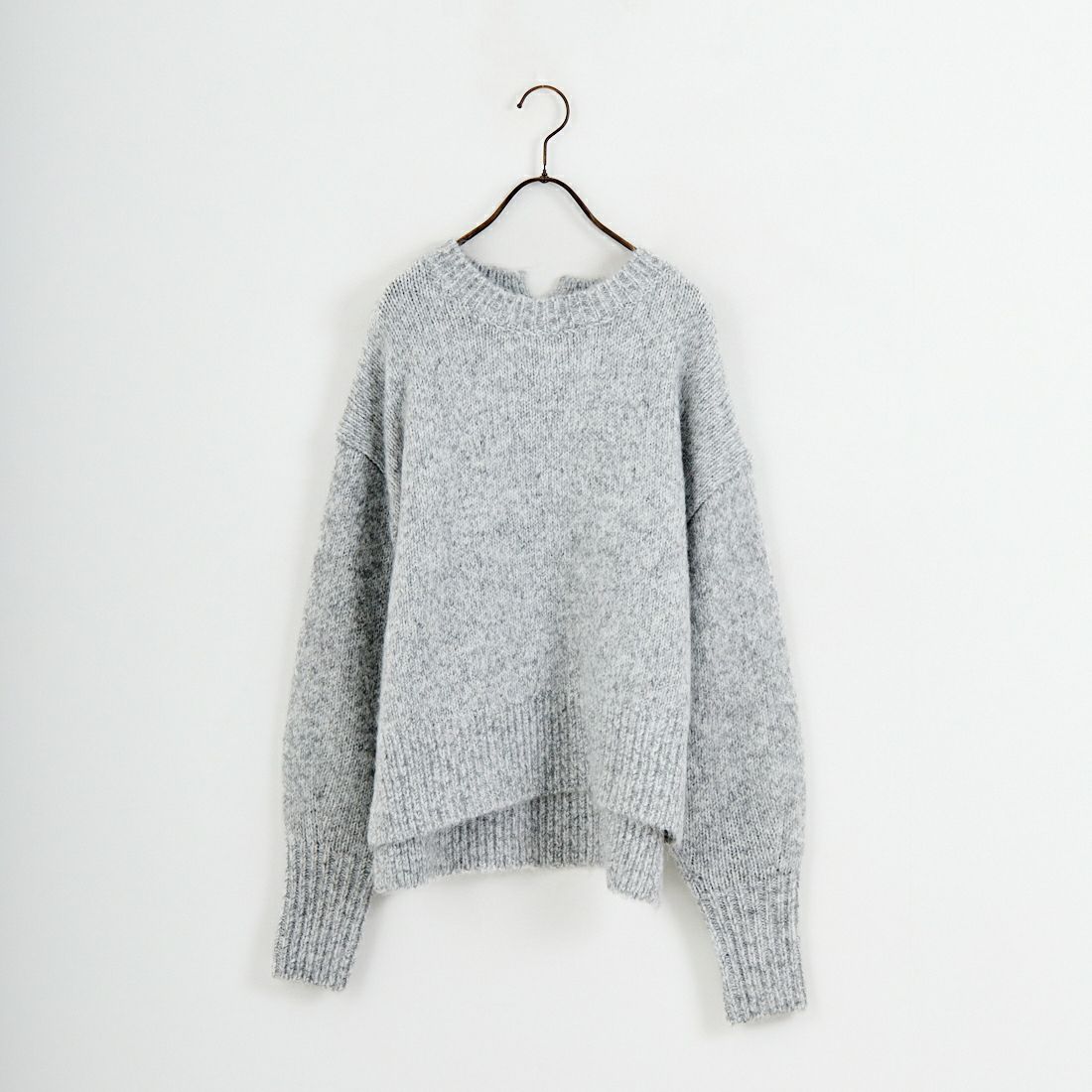 Jeans Factory Clothes [ジーンズファクトリークローズ] 5G ミックスファンシー天竺プルオーバー [11256552] 001 ﾗｲﾄｸﾞﾚ