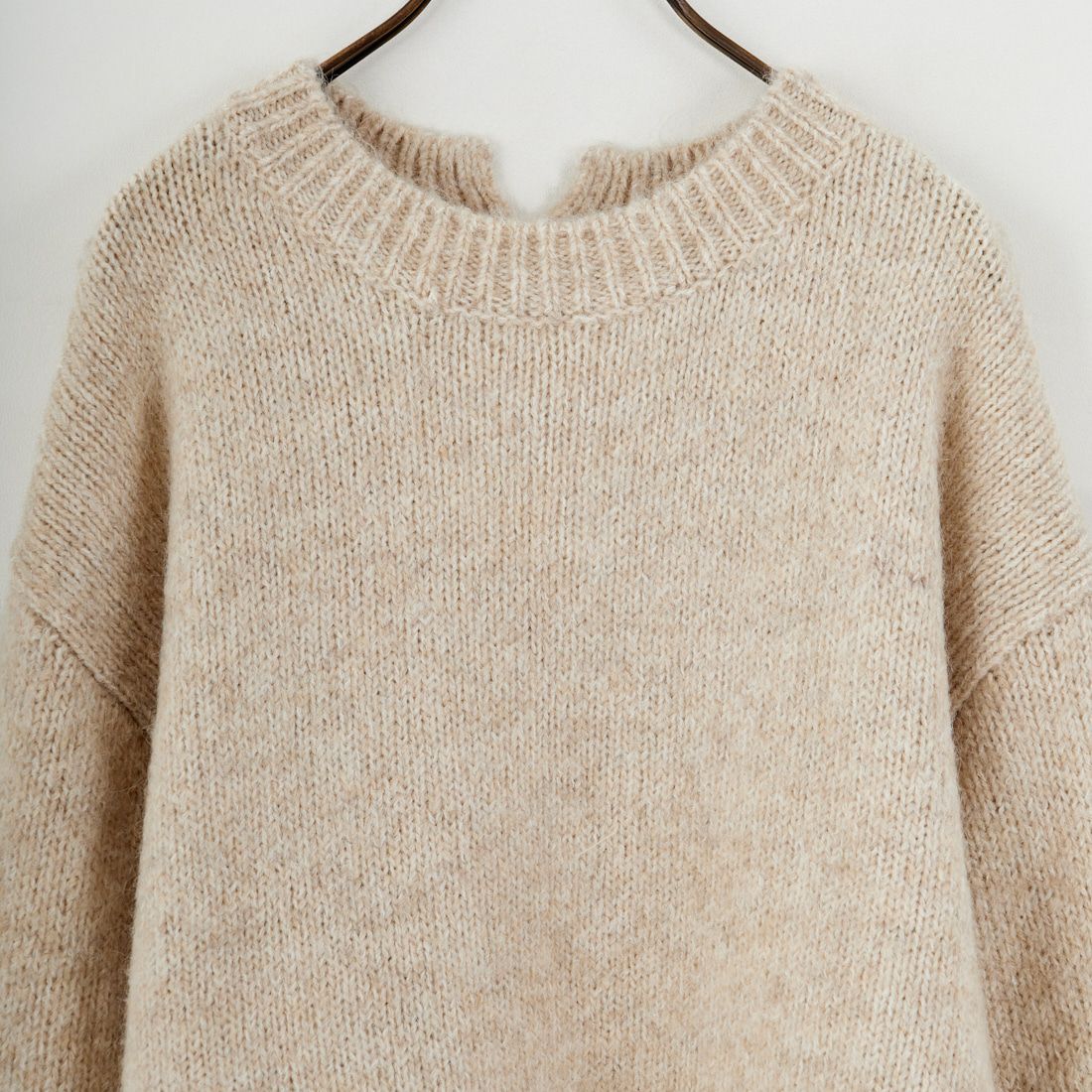 Jeans Factory Clothes [ジーンズファクトリークローズ] 5G ミックスファンシー天竺プルオーバー [11256552] 033 ﾍﾞｰｼﾞｭ