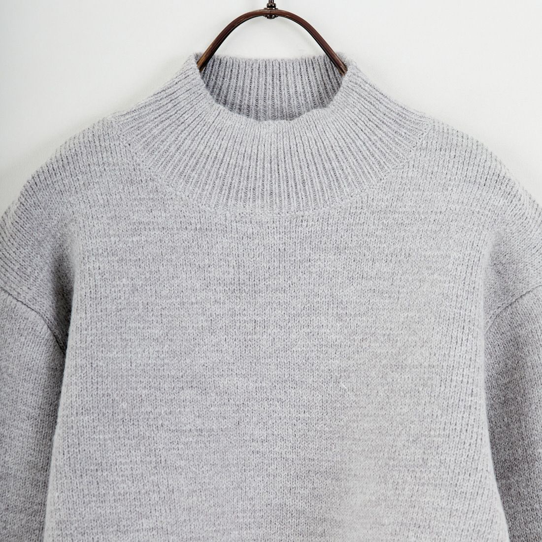 &g'aime [アンジェム] シャギー切替ショートニット [986-67028] ｸﾞﾚｰ