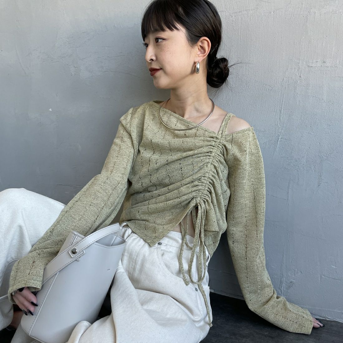 37 MINT&&モデル身長：150cm 着用サイズ：F&&