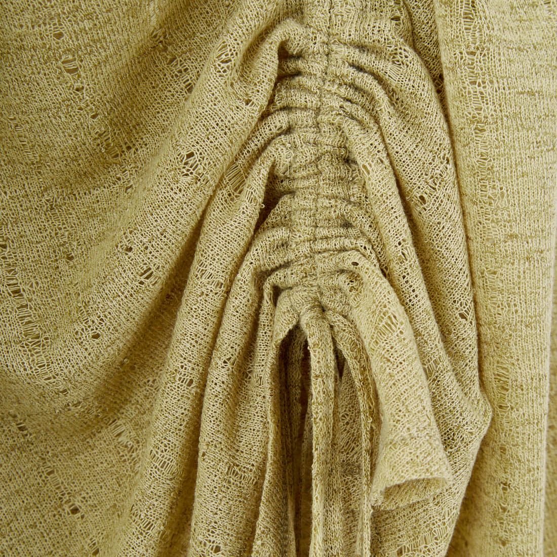 nenom [ネノム] ワンオフショルダー ギャザーリボンTシャツ [NE26312004] 37 MINT