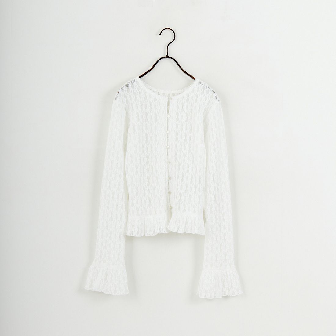 nenom [ネノム] マルチWAY レースペプラムカーディガン [NE26312001] 02 OFF