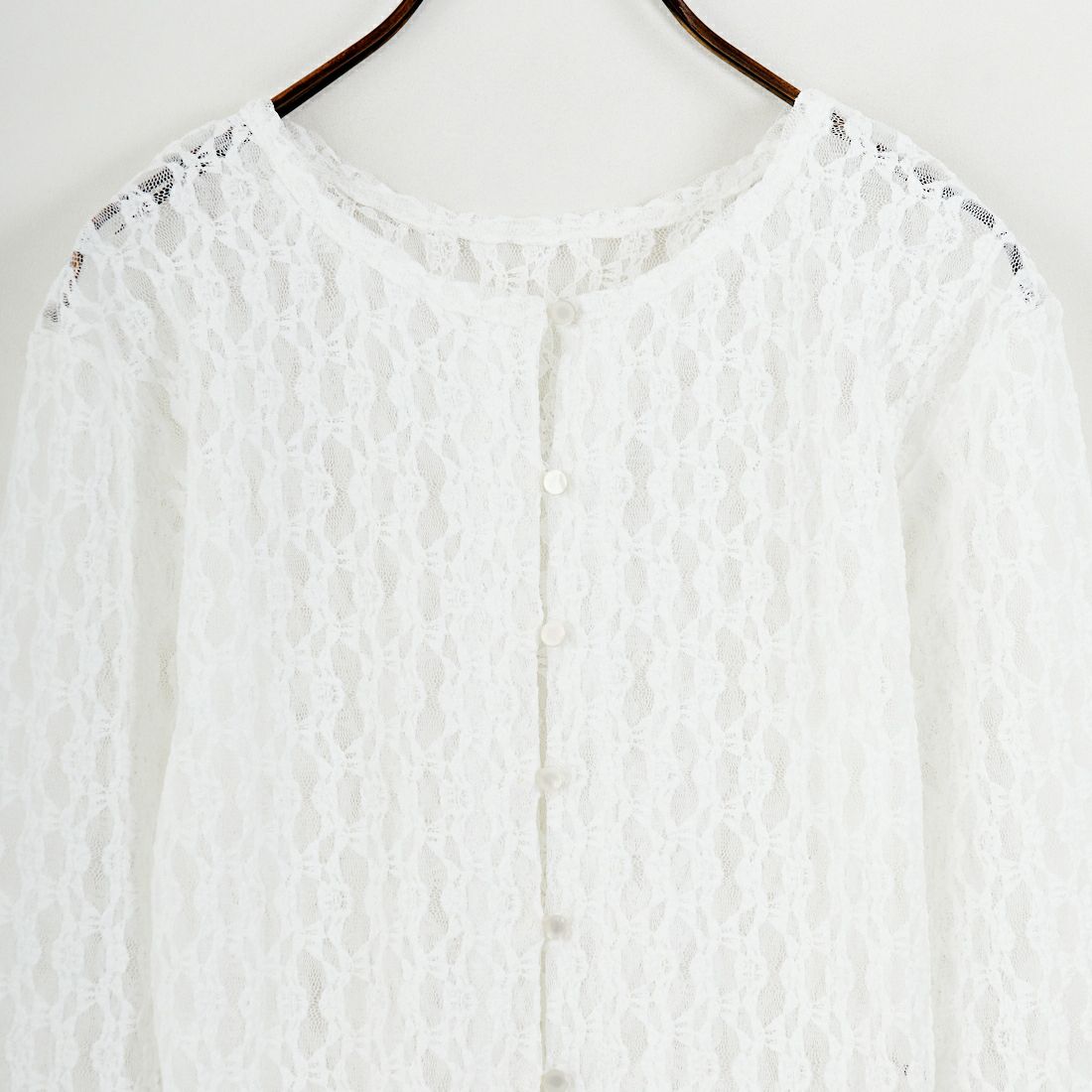 nenom [ネノム] マルチWAY レースペプラムカーディガン [NE26312001] 02 OFF