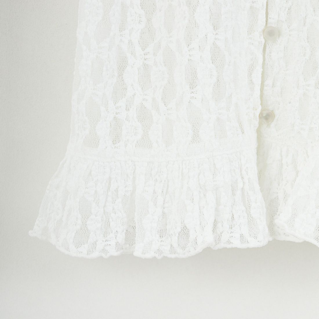 nenom [ネノム] マルチWAY レースペプラムカーディガン [NE26312001] 02 OFF