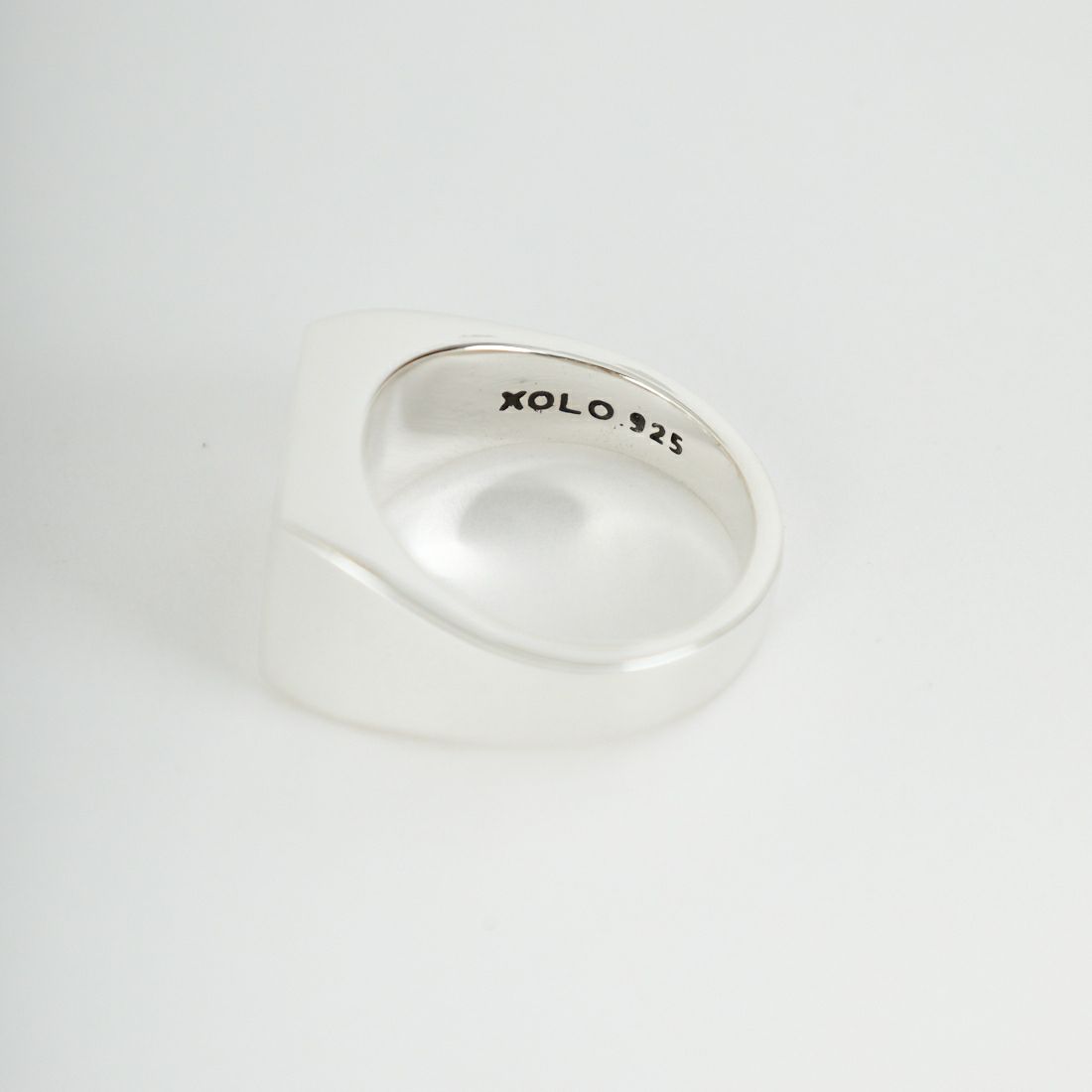 XOLO JEWELRY [ショロジュエリー] シグネットリング ゴールドフラワー [XOR125] SILVER