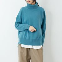 070 ﾌﾞﾙｰ&&モデル身長：162cm 着用サイズ：F&&