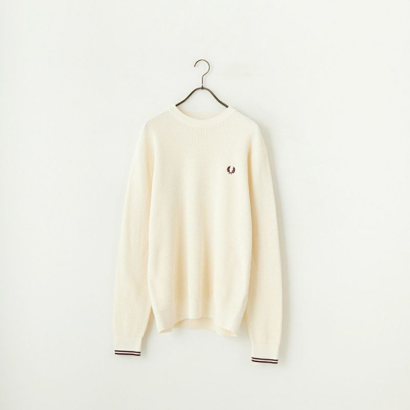 FRED PERRY フレッドペリー 別注 ワンポイントロゴ刺繍 リブニット FRED PERRY（フレッドペリー）の「[FRED PERRY/フレッドペリー] 別注