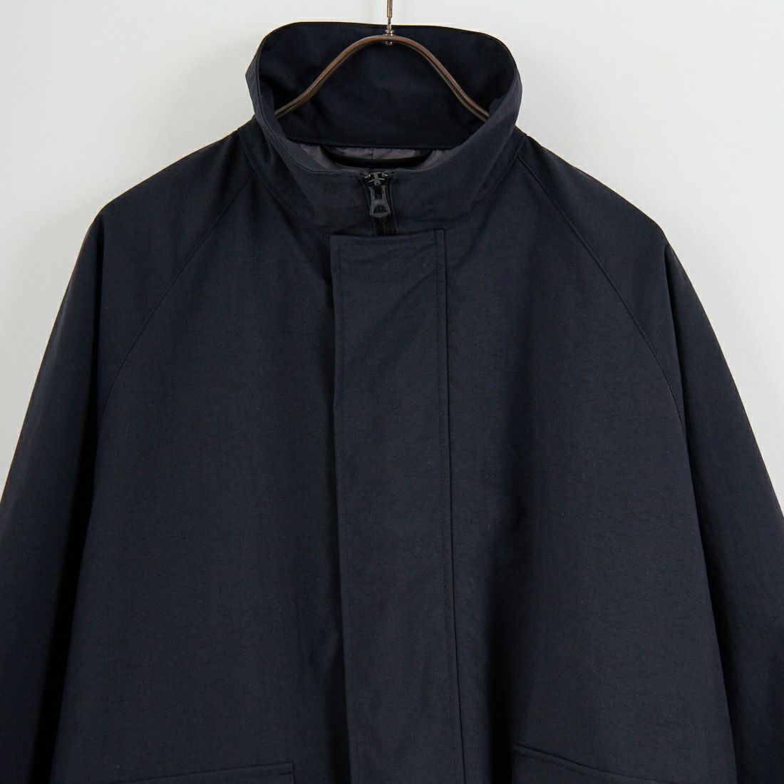 amne [アンヌ] ナイロンオックスカバードコート [AMN-CT-016] BLACK