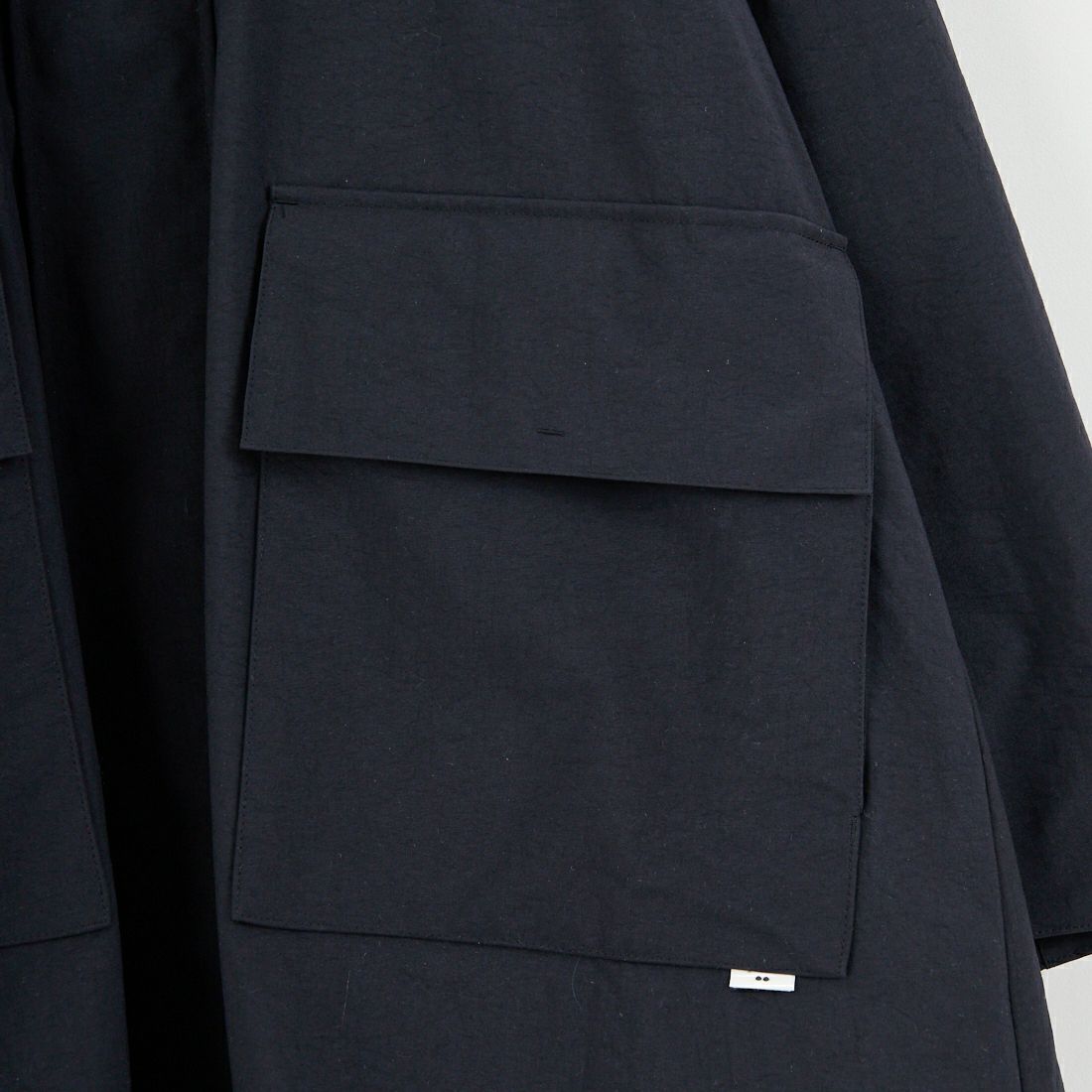 amne [アンヌ] ナイロンオックスカバードコート [AMN-CT-016] BLACK