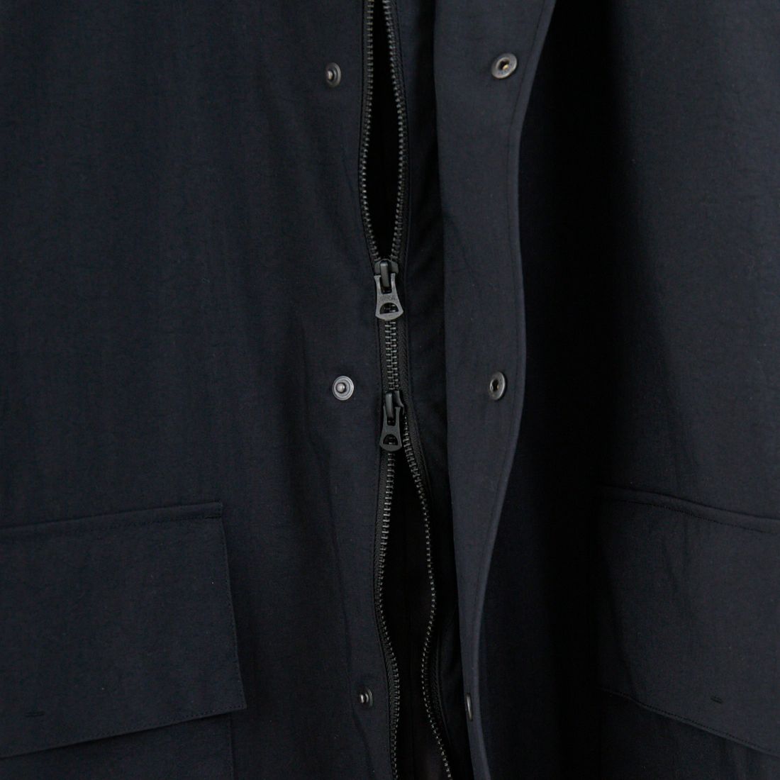 amne [アンヌ] ナイロンオックスカバードコート [AMN-CT-016] BLACK