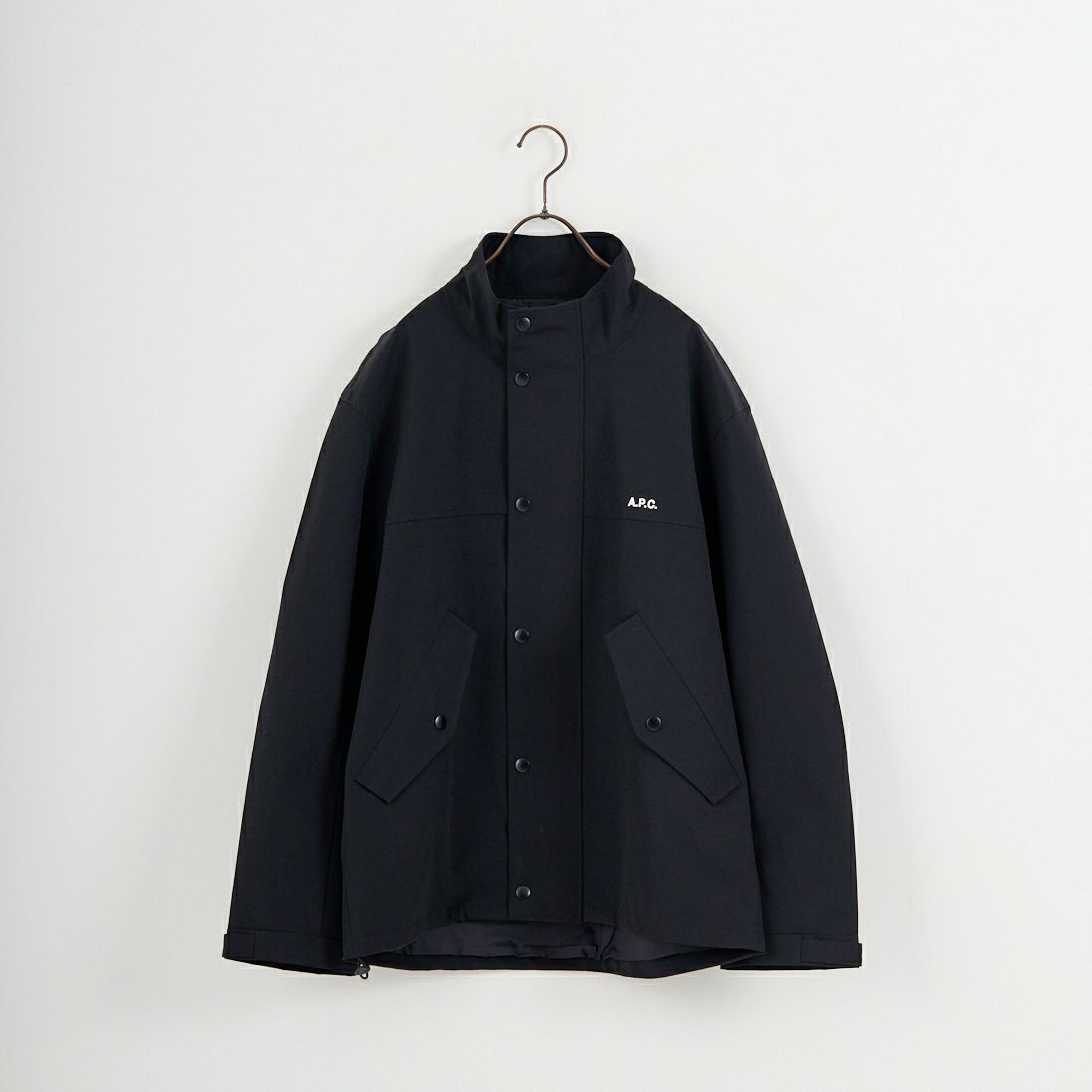 A.P.C. [アー・ペー・セー] ナイロンジップブルゾン [BLOUSON-SUTHERLAND] 99 NOIR