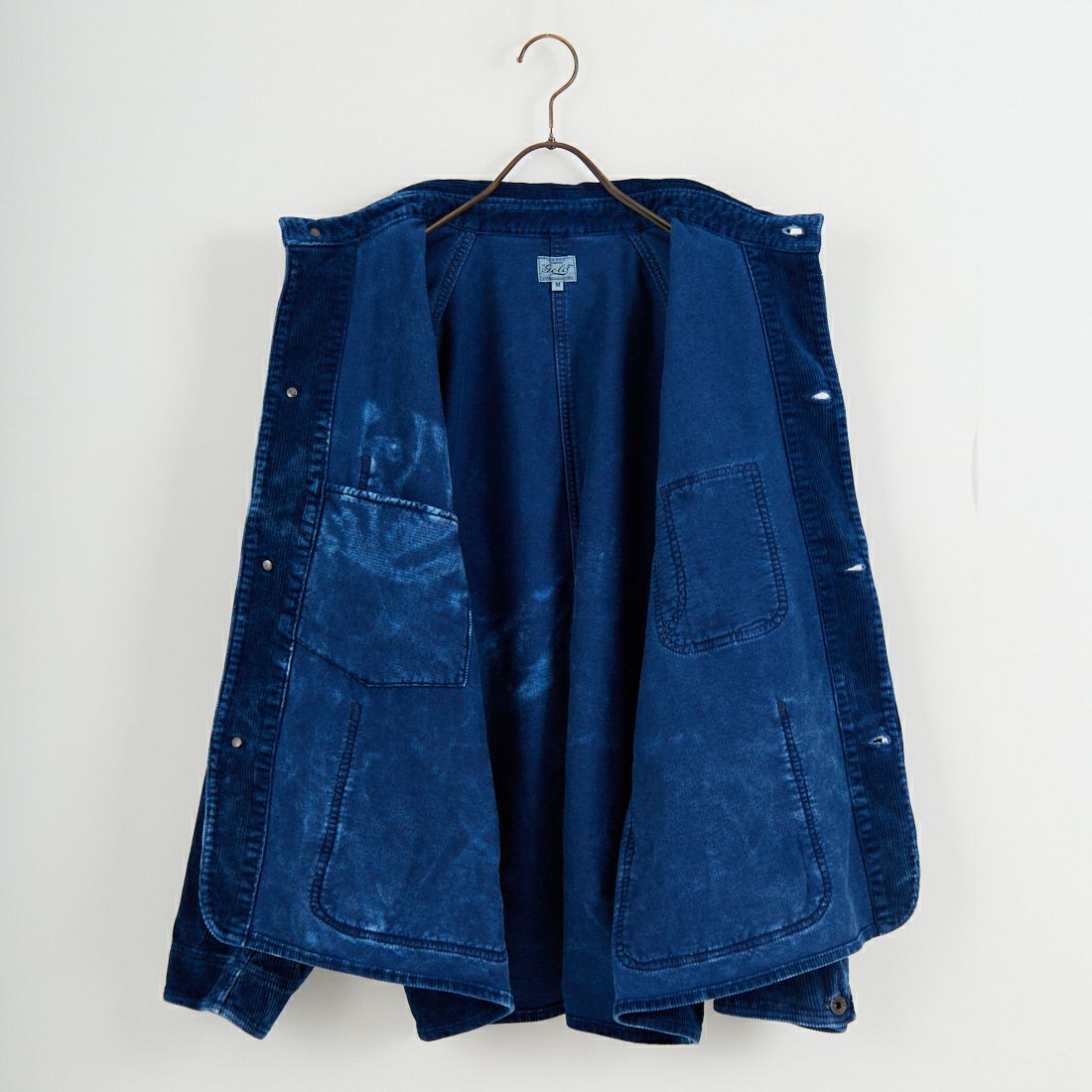 GOLD [ゴールド] インディゴコーデュロイワークコート [GL15739] 128 NAVY