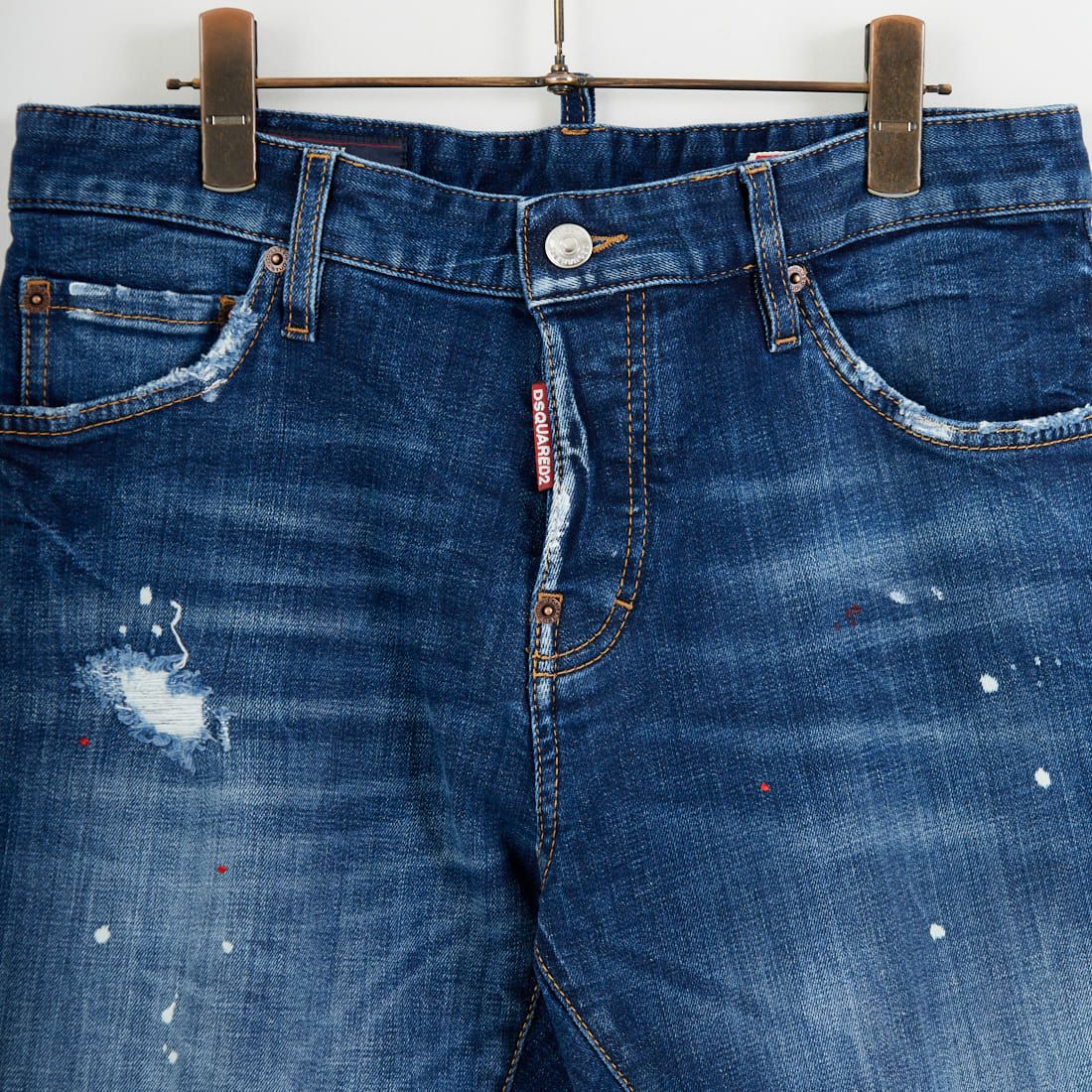 Dsquared2 [ディースクエアード] スリムツイストジーンズ [74LB1874-30664] 470 NAVY B