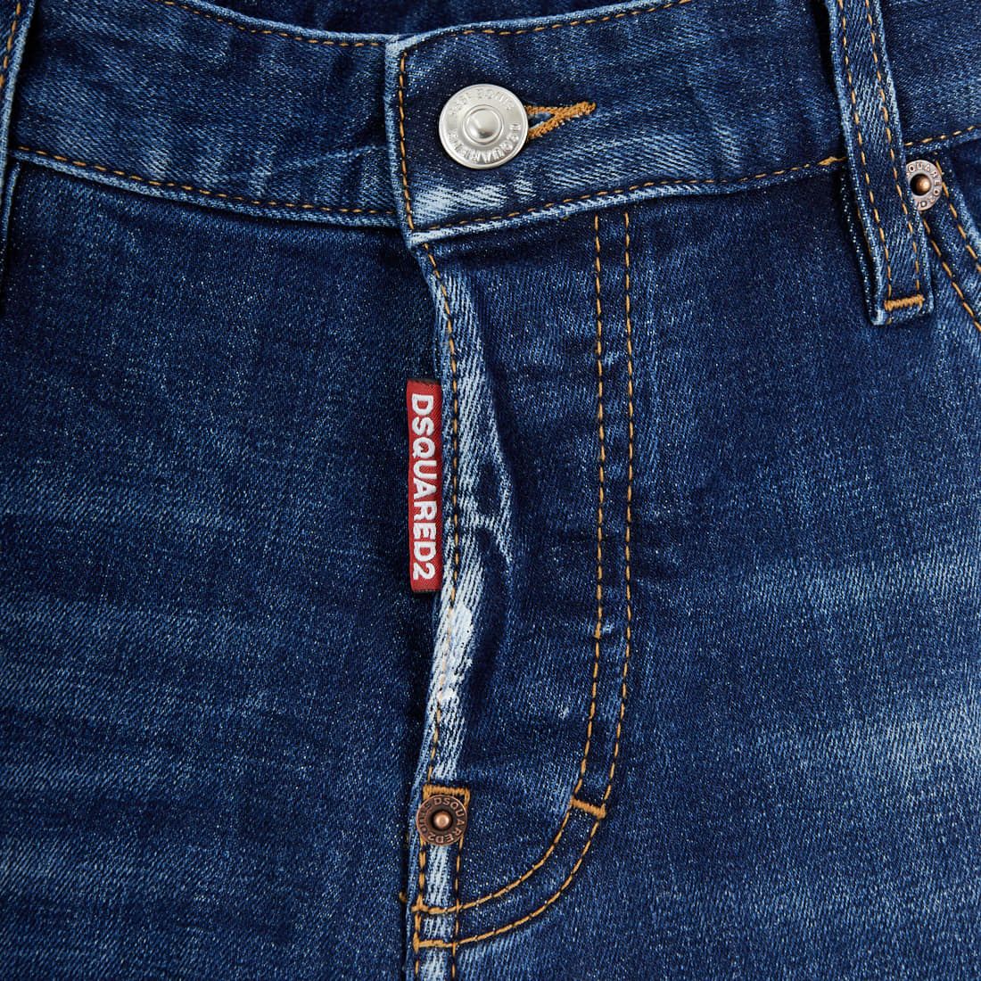 Dsquared2 [ディースクエアード] スリムツイストジーンズ [74LB1874-30664] 470 NAVY B