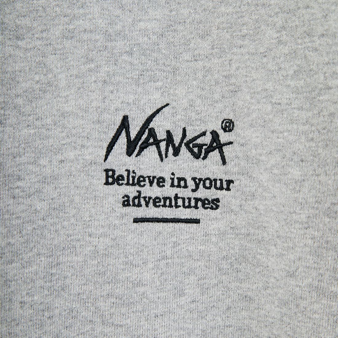 JEANSFACTORY × NANGA [ジーンズファクトリー × ナンガ] 別注 ヒストリーロゴ バックプリントTシャツ [NW26SS-JF2] GRAY